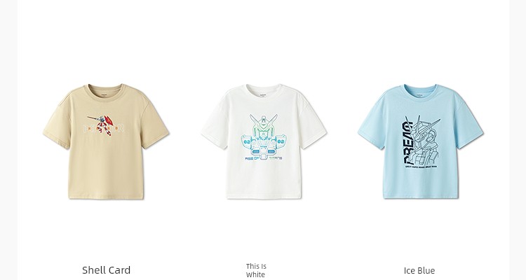 Balabala Short Sleeve Tops Casual Pure Cotton Children's Clothing — 27