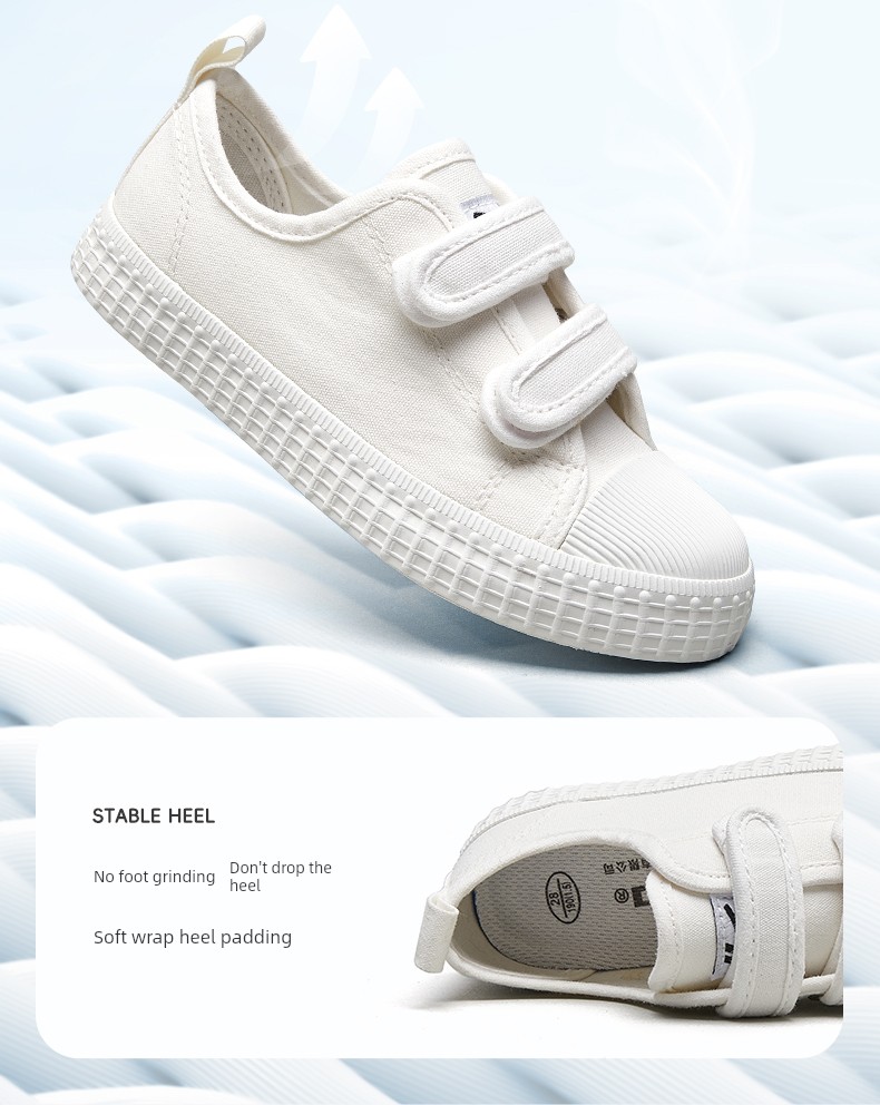 Warrior White Autumn Primary School Children's Shoes — 6