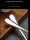 410 stainless steel public spoon thickened long handle spoon dish and meal spoon household large pointed spoon spoon dry rice spoon
