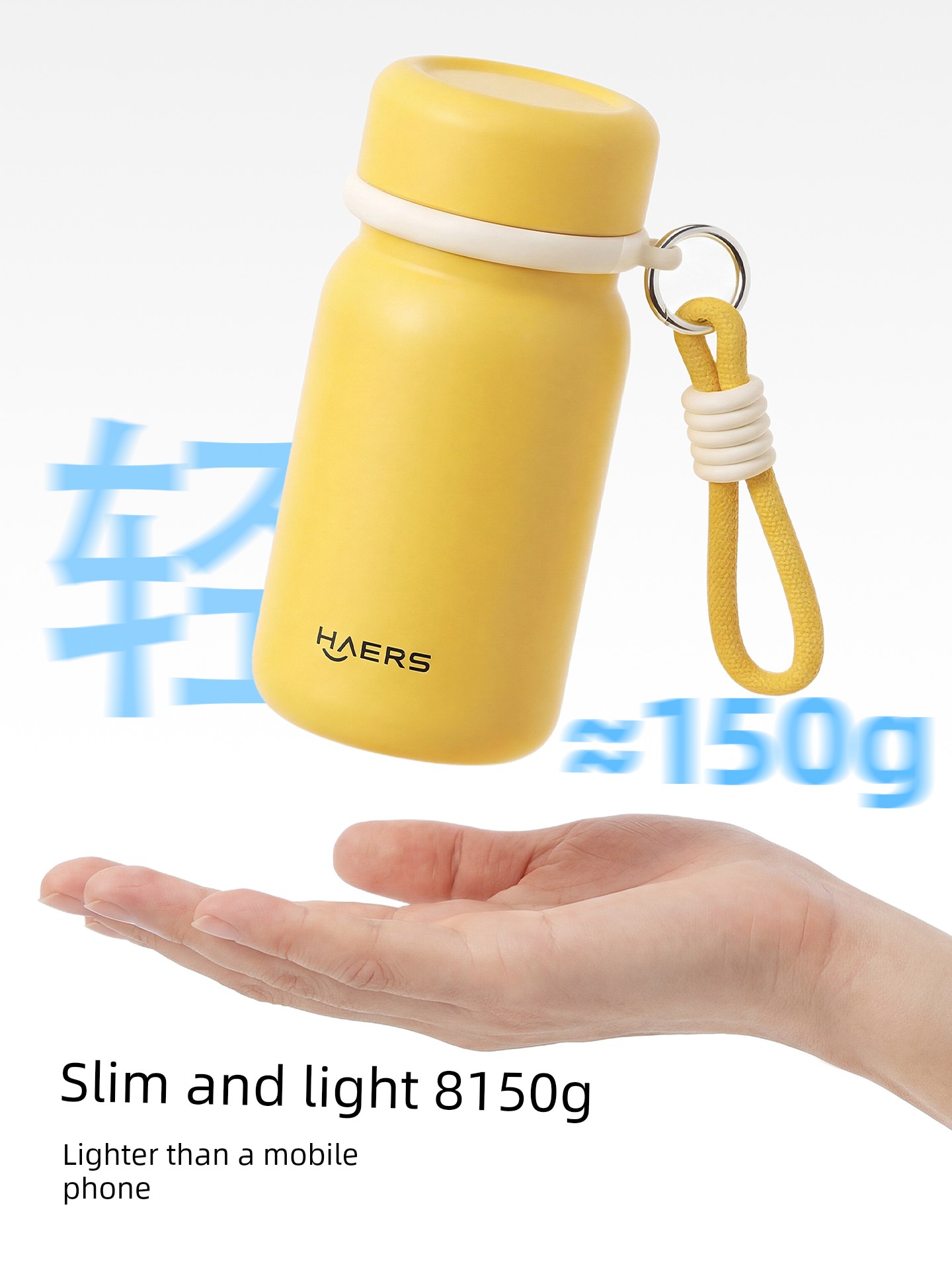 Hals Mini Thermos Cup for Women, Stylish 2026 New Model Pocket Cup, Compact and Portable Stainless Steel Water Bottle