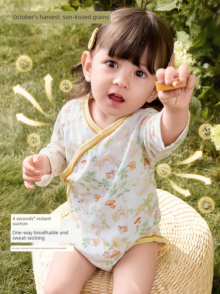 [119 Yuan/Choose Any 3 Items] October Crystal Four Seasons Baby Clothes Romper Baby Jumpsuit Baby Clothes — 5
