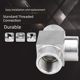 304 stainless steel high-pressure tee joint, inner thread inner tooth thickened tee 4 minutes dn15 M20*1.5