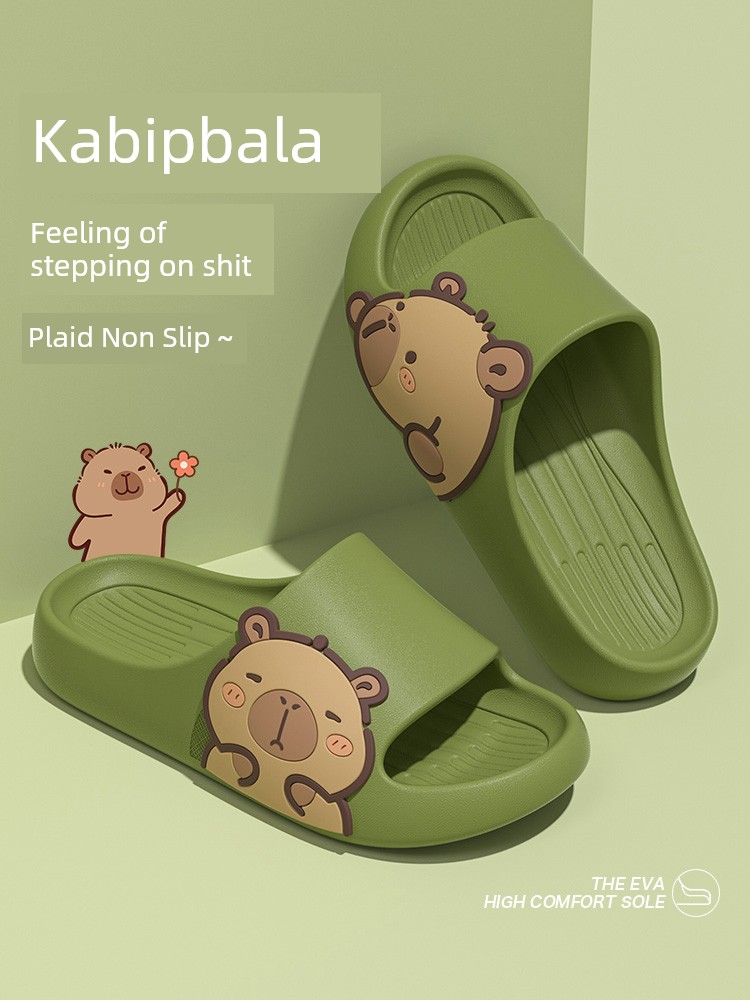 Cartoon Matching Summer Indoor Slip-on Kids Slippers — 5