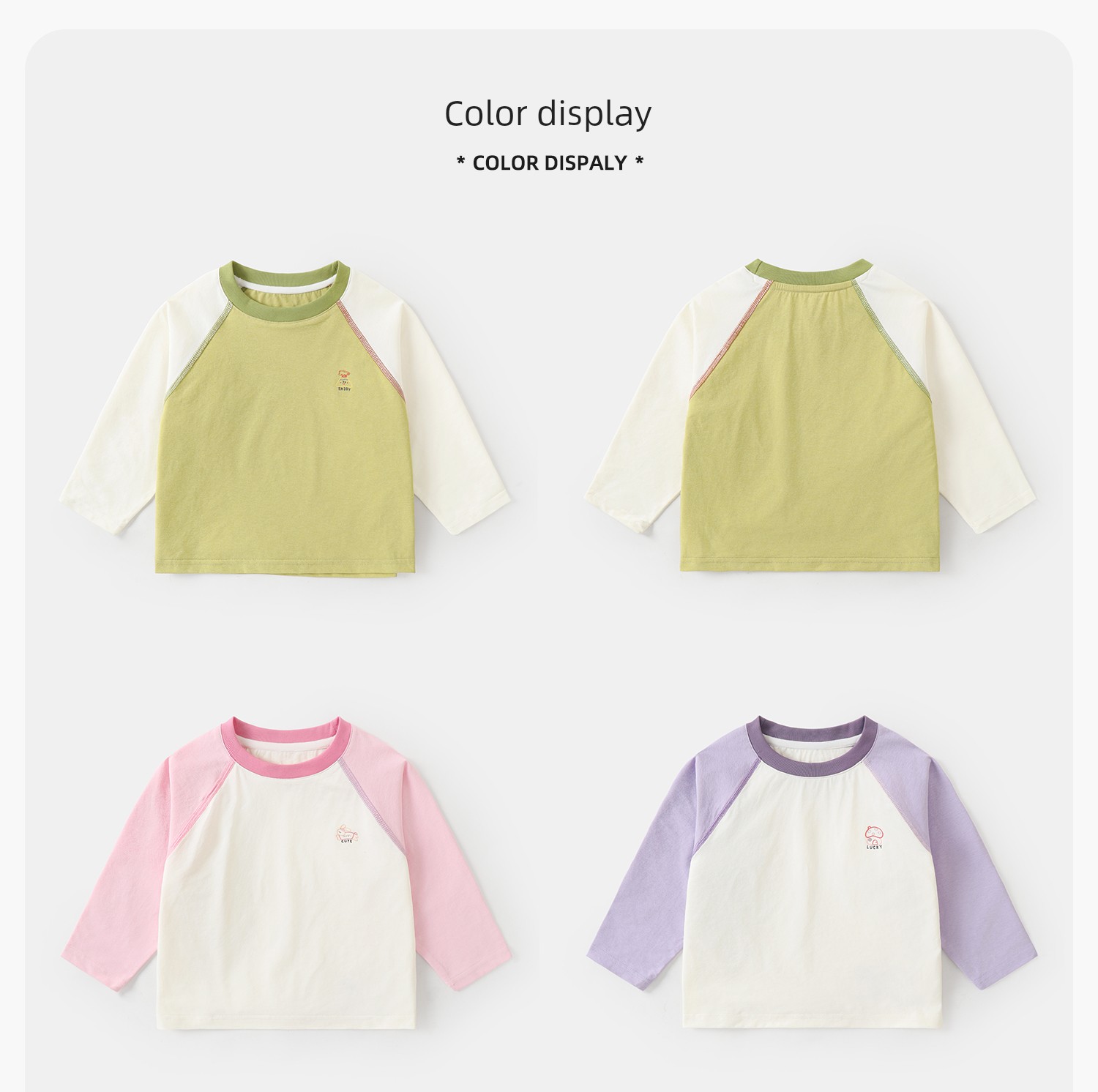 [Autumn T-Shirt Clearance] Boys' Long Sleeve Autumn Clothing, Girls' Baby Spring and Autumn Children's 2026 New Style Base Layer Top — 13