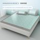 Summer cool ice silk mat three-piece set single and double student washable folding bed sheet soft mat