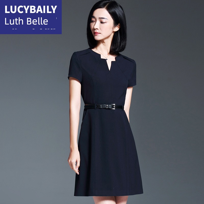 dark blue The new interview occupation formal wear Dress