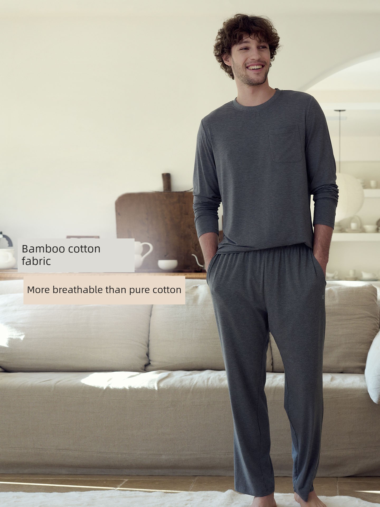 Nest Designs Bamboo Fiber Spring and Autumn T-Shirt