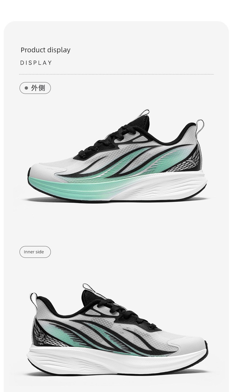 Anta Children's Hydrogen Running 3 Running Shoes 2026 Autumn New Running Sports Shoes for Students and Older Children Breathable Mesh — 18