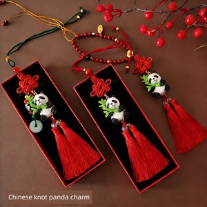 2026 New Model Chinese Knot Pendant Featuring Panda Cultural and Creative Design, a Souvenir Gift for Foreign Clients an