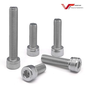 M3M4 Stainless Steel 316L Hexagon Socket Screws Din912 Cup Head Cylindrical Head Extended Screws X8X10*12*16