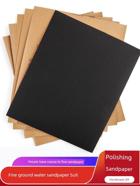 Stone plastic clay frosted paper sand tray woodworking production Gundam model material polished fine frosted paper tool set