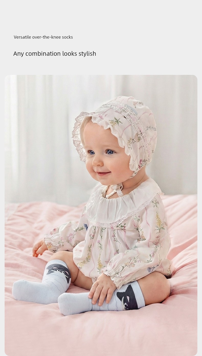 [New Product] Manxi Baby Socks That Don'T Constrict the Legs, Long Socks for Newborns, Children's Over-The-Knee Socks for Boys and Girls — 12