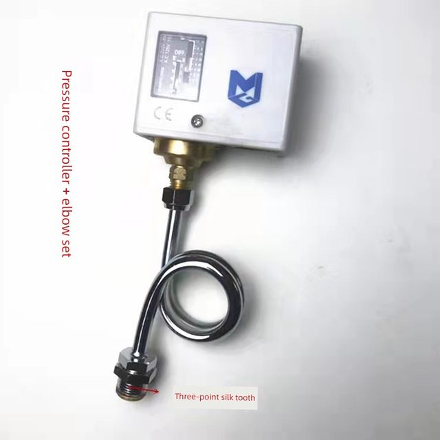 Fully automatic steam generator electric boiler pressure controller adjustable pressure switch pressure gauge bending pipe tee