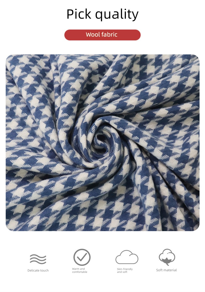 plover ins girl student Autumn and winter Korean version lattice scarf