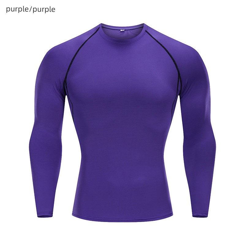 Men's Basketball Running Bottoming Shirt Long Sleeves Breathable Tights