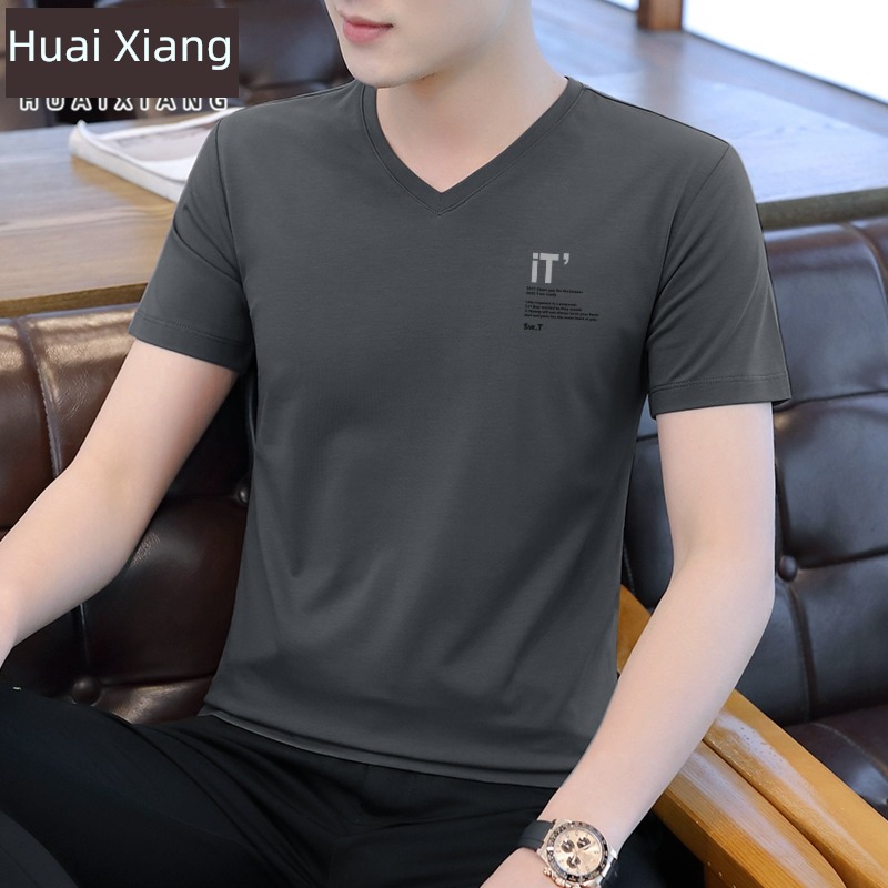 Ice silk trend summer wear man Compassionate clothes Short sleeve