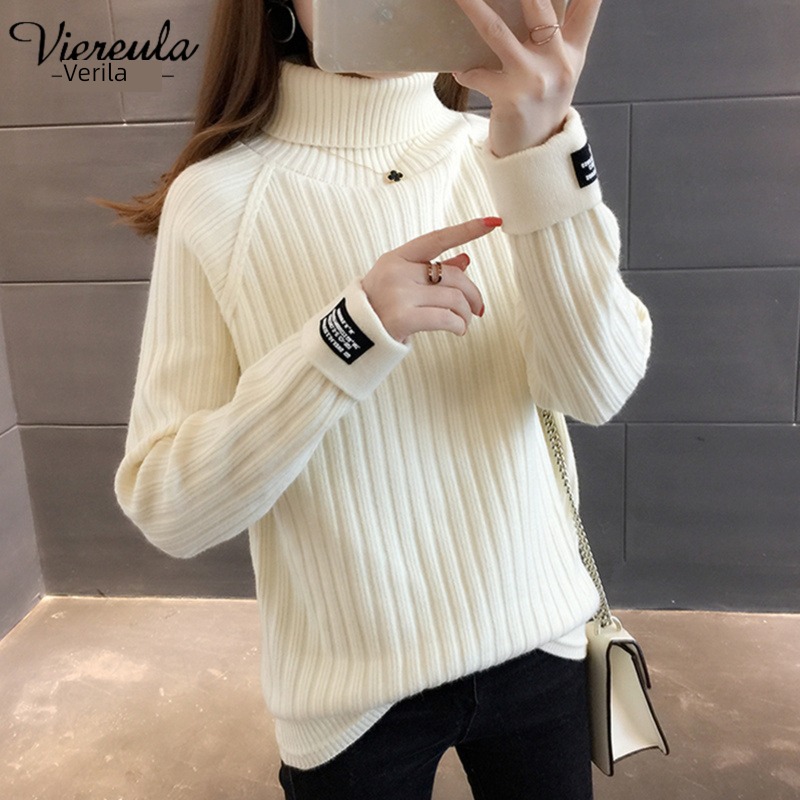 Autumn and winter Inner lap High collar ma'am Wear out knitting jacket