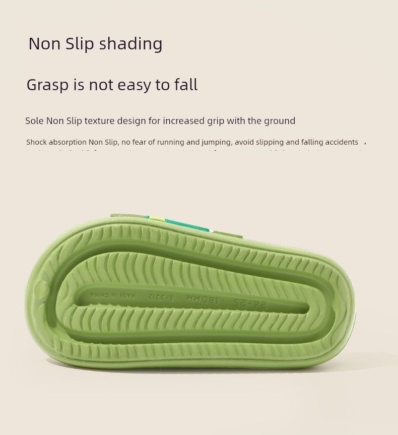 Boys Summer Indoor Non Slip Dinosaur Kids Slippers — 6