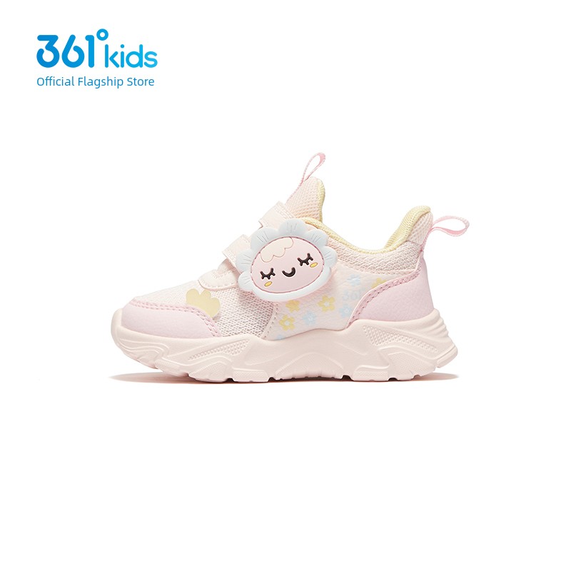 361 Degrees Children's Shoes for Girls, Toddler Shoes, Autumn New Model, Girls' Sports Shoes, Breathable Mesh Baby Shoes — 1