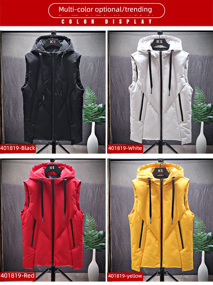 NGGGN Autumn and winter ins tide Sleeveless waistcoat vest