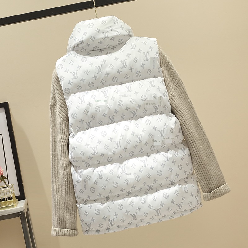ma'am Autumn and winter Big size easy Down cotton Vest