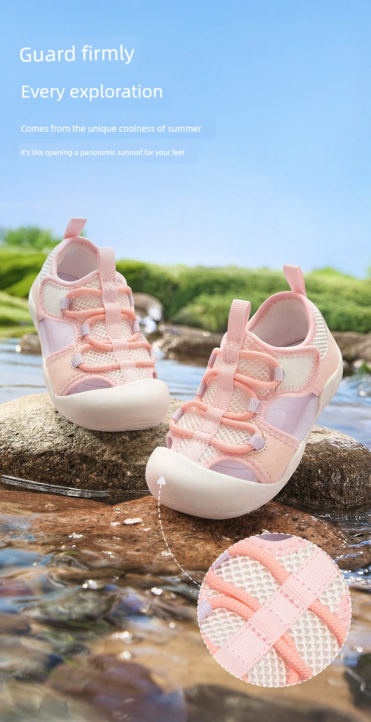 [Bee Wish Society] Balabala Kidsren's Shoes, Kidsren's Sandals, Quick-Drying, Soft-Soled, Breathable, Sports-Friendly Summer Shoes — 13