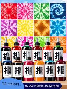 Non-Heritage Tie-Dye Tools Suit 250ml Full Set of Handmade DIY Material Package Kids Homemade Dye Suit Dyeing
