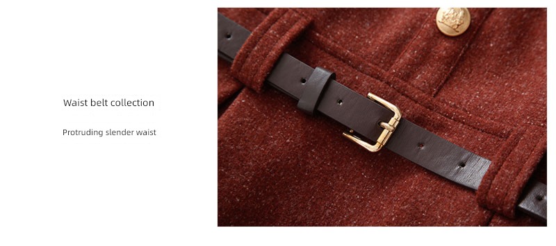 Autumn and winter French Retro Wool Doll Collar straps