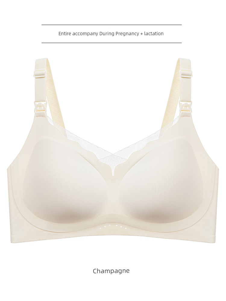 Clearance Sale Nursing Bras, Large Size, for Big Busts, Summer Thin Style, Postpartum Breastfeeding, Anti-Sagging, Pregnancy Nursing Bra — 5