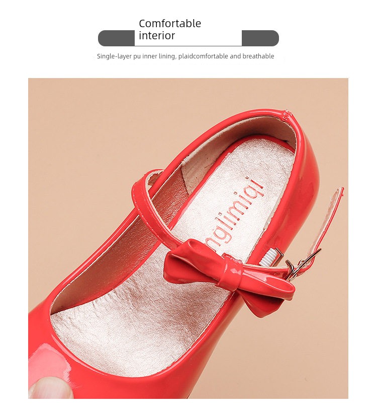 Girls' Princess Leather Shoes with Soft Soles, Children's 2026 New Model, Exquisite and High-End for Baby Girls, Perfect for Dresses, Beautiful for Autumn — 5