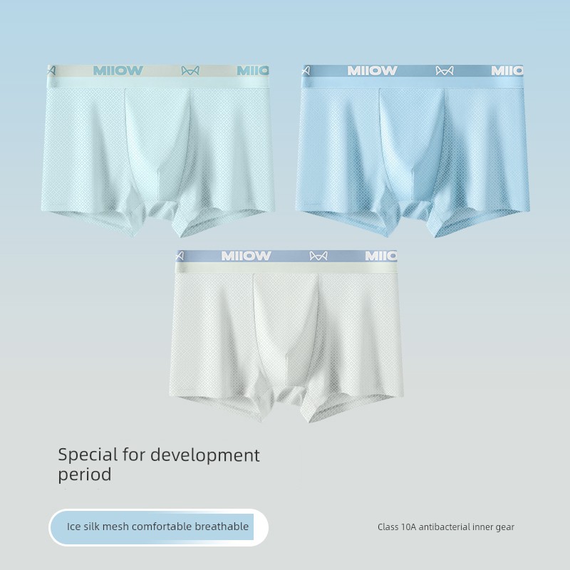 MiiOW Kids Youth Ice Silk Summer Children's Underwear — 2