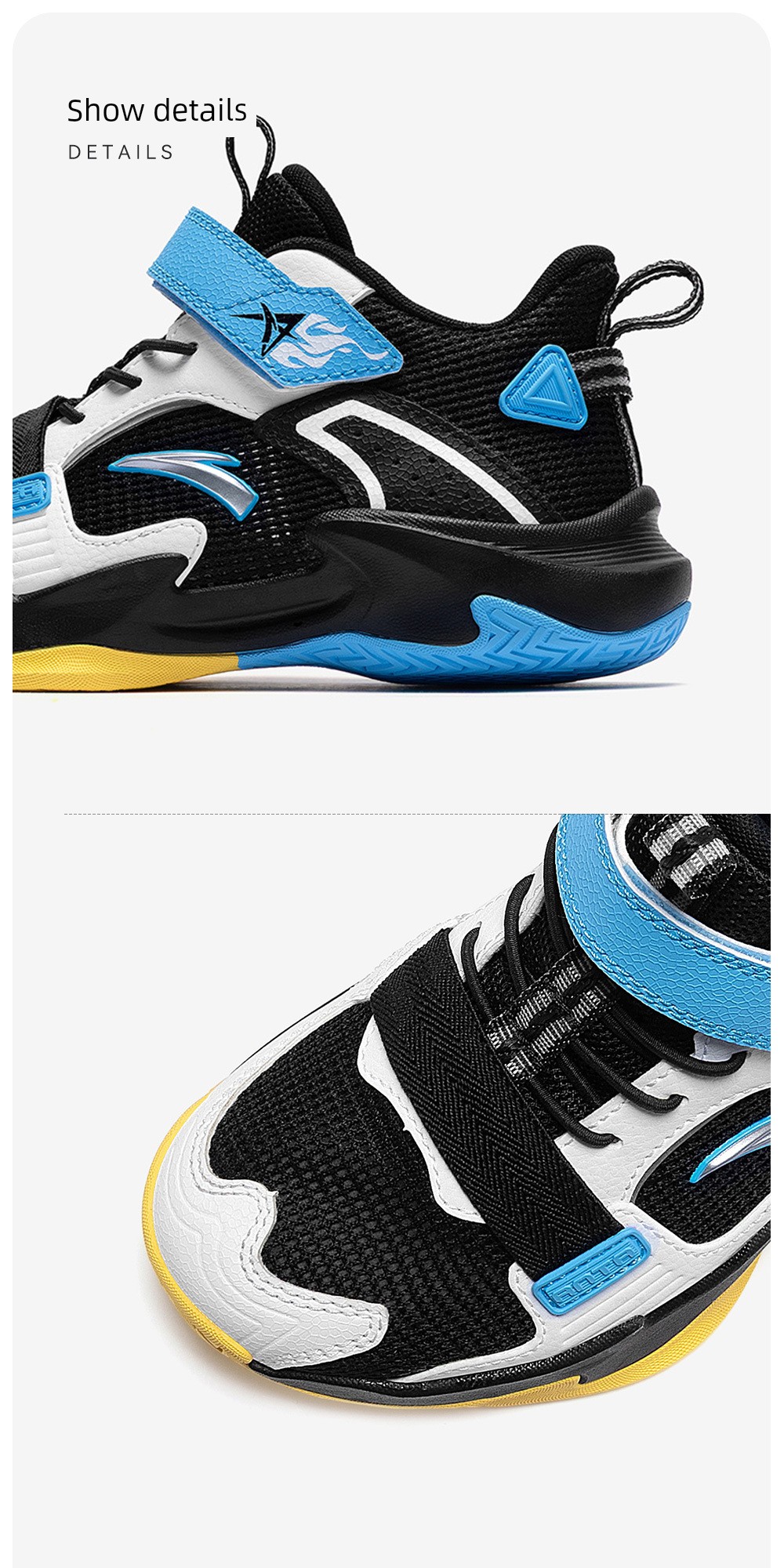 Anta Kids Trial Edition | Boys' Basketball Shoes 2026 Autumn New Lightweight Professional Children's Sports Shoes — 40