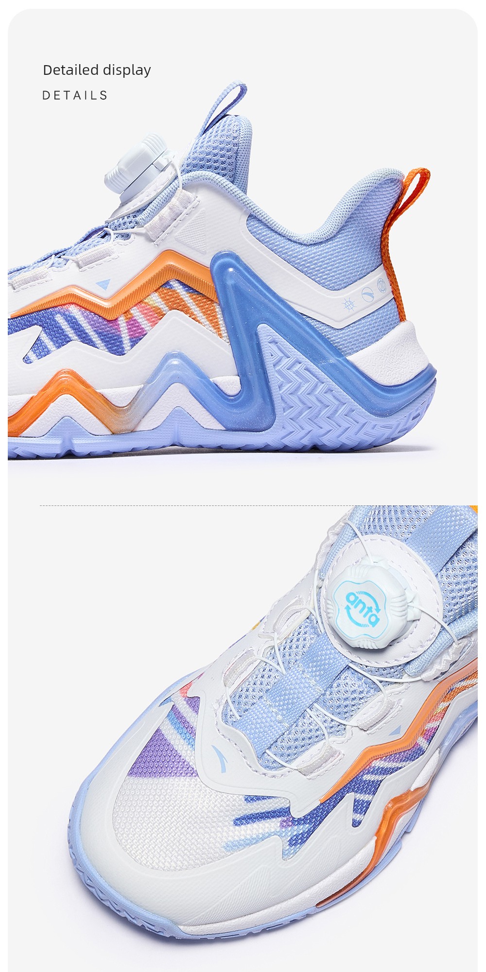 Anta Kids Reverse Scale | Boys' Basketball Shoes 2026 Autumn New Model Professional High-Support Sports Shoes Official — 19