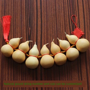 Natural Boutique Small Size Gourd Natural Small Size Sub-Waist Irregular Borehole Pendant Beaded Curtain Home Jewelry Ha