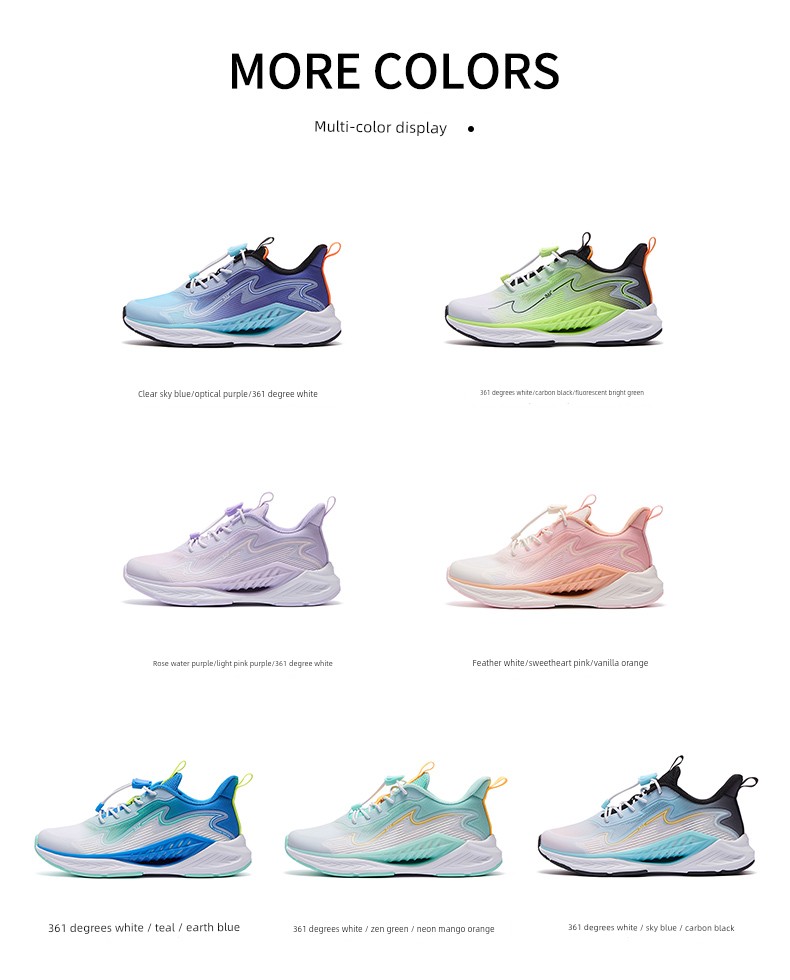 Wind Permeability 6 | 361 Kidsren's Shoes, Kidsren's Sports Shoes, Boys' Running Shoes, Summer New Mesh Breathable Mesh Shoes, Boys' Shoes — 48