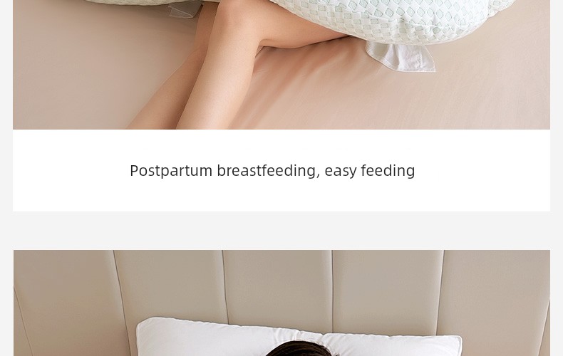Mommytime Pregnancy Pillow Waist Support Pillow Belly Support Pregnant Women Sleeping Side Pillow Head Pillow U-Shaped Pregnant Women Supplies — 48