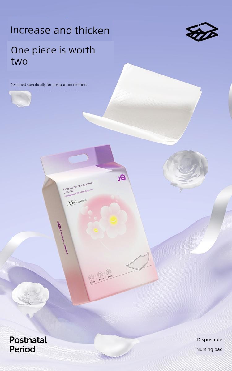 Jq Jingqi Maternity Postpartum Pad, Special for Pre and Postpartum Use, Extra Large Size Diaper Pad, Disposable Nursing Pad 60*90cm — 1