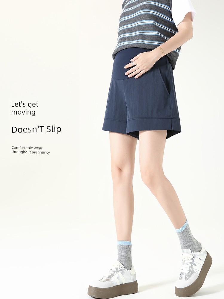 Maternity Shorts for Summer, Thin Lyocell Maternity Pants, 2026 New Model, Maternity Wear for Women — 3