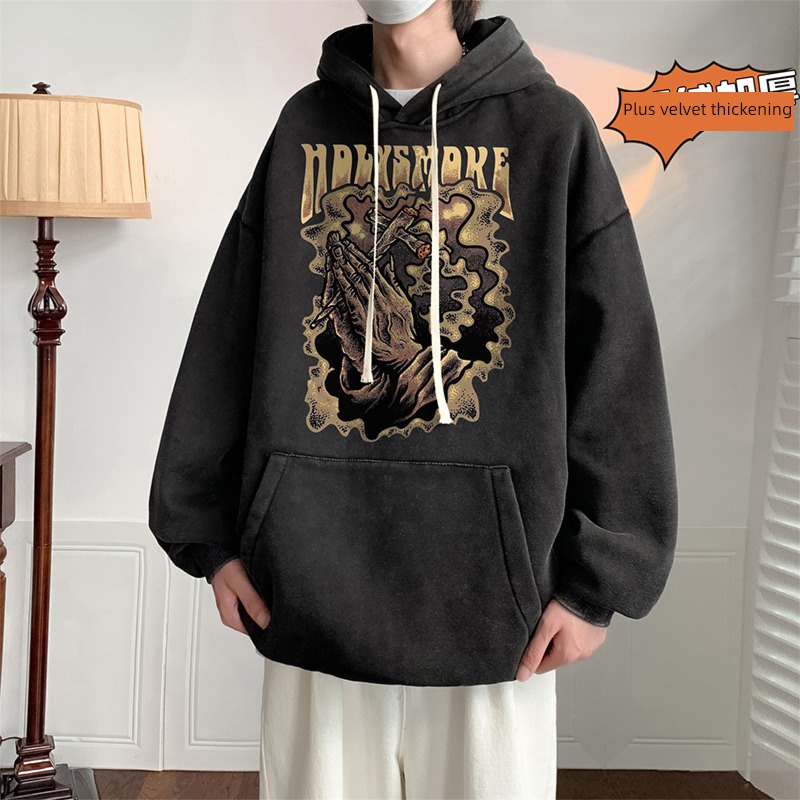Pounds hiphop easy Autumn and winter Retro Sweater