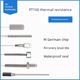 Huikong PT100 high-precision temperature sensor, three-wire probe, screw, chip type PT100 platinum thermal resistor