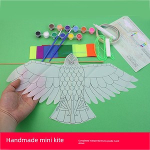 DIY Kite Mini Material Kit Mini Miniature Eagle Craft Kit for Self-Assembly, Easy for Elementary School Students to Carr