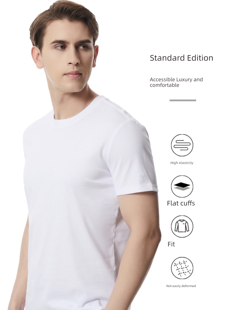 Three generations antifouling uneven sleeve length man Summer and Autumn T-shirt