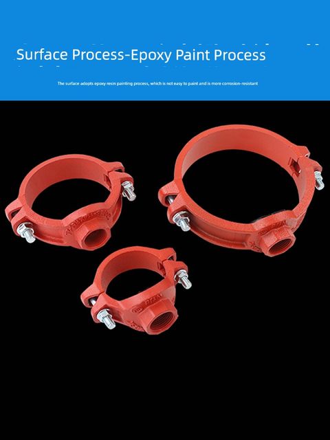 Wire joint mechanical tee, groove machine three, threaded mechanical tee, fire trench pipe fittings, hole tee