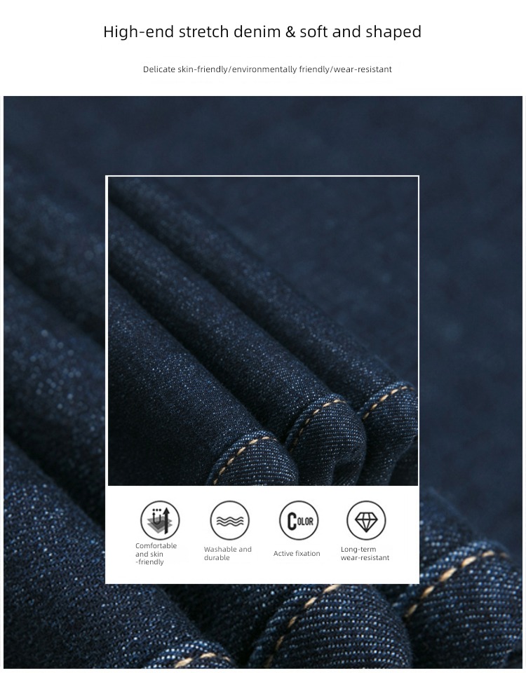 middle age High waist easy mom spring and autumn ma'am Jeans