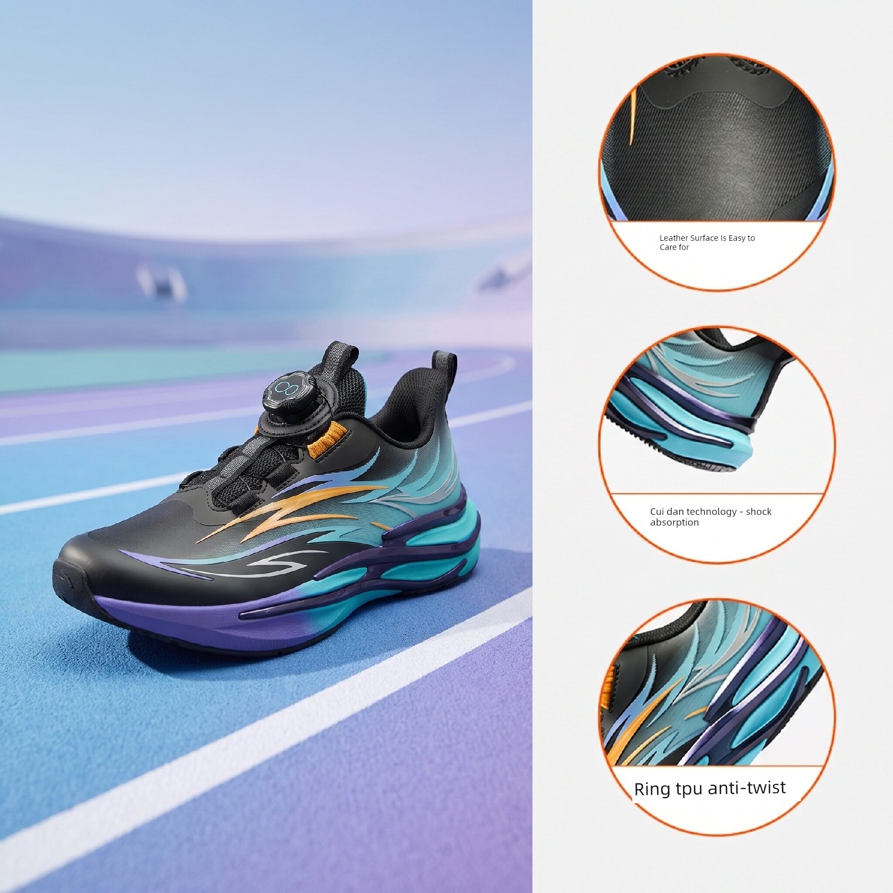 【Add to Cart! Deposit Due on the 15Th】Red Flame | Anta Children's Sports Shoes, Running Shoes, Trendy Shoes, Campus Running Shoes — 7