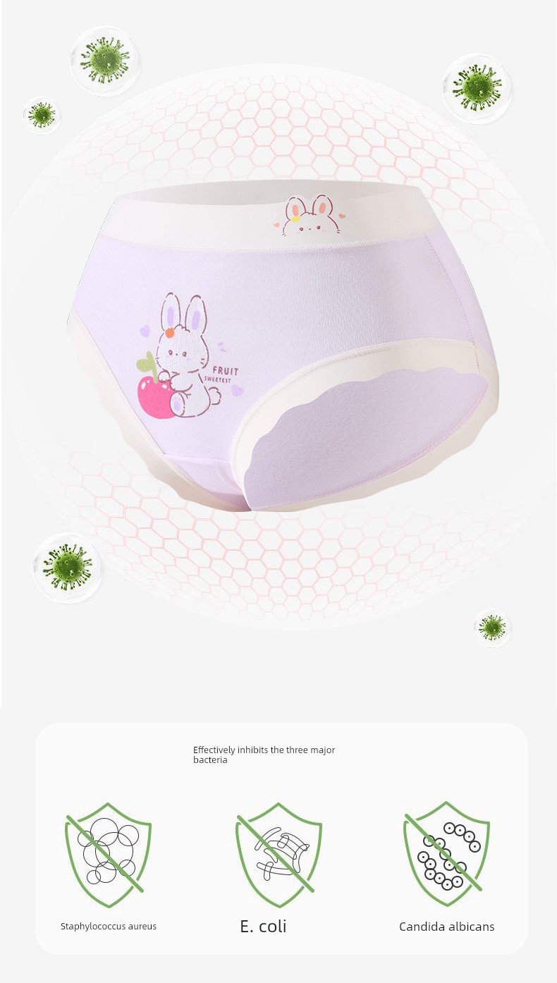 Modal Girls' Briefs, Suitable for All Seasons, Thin and Breathable, Girls' Underwear, Children's Boxer Briefs, Eco-Friendly Silk — 13