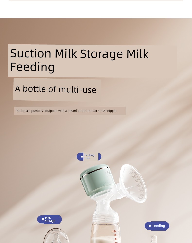 October Crystalline Breast Pump Electric Integrated Automatic Milk Suckling Device Maternal Postpartum Genuine Goods Suction Large Mute — 28
