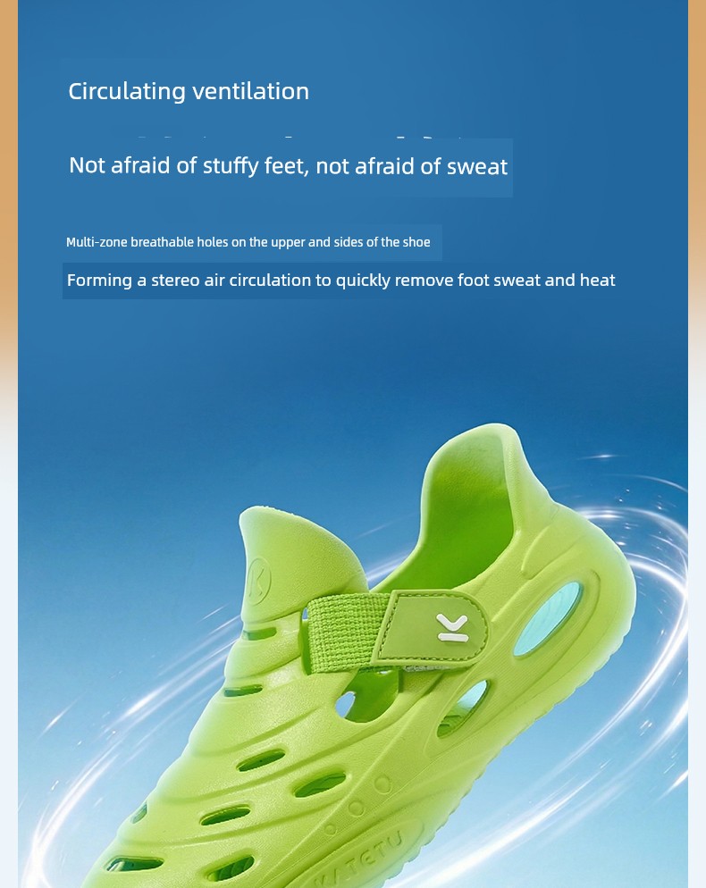 Carter Rabbit Children's Quick-Dry Sandals 2026 New Model Boys' Soft-Soled Water Shoes Girls' Non-Slip Shoes Big Kids' Creek Shoes — 7