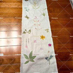 Plant Dyeing and Printing on Fabric, Leaf and Flower Printing, Tie-Dye, Traditional Crafts, Diy, Pure Cotton White Fabri
