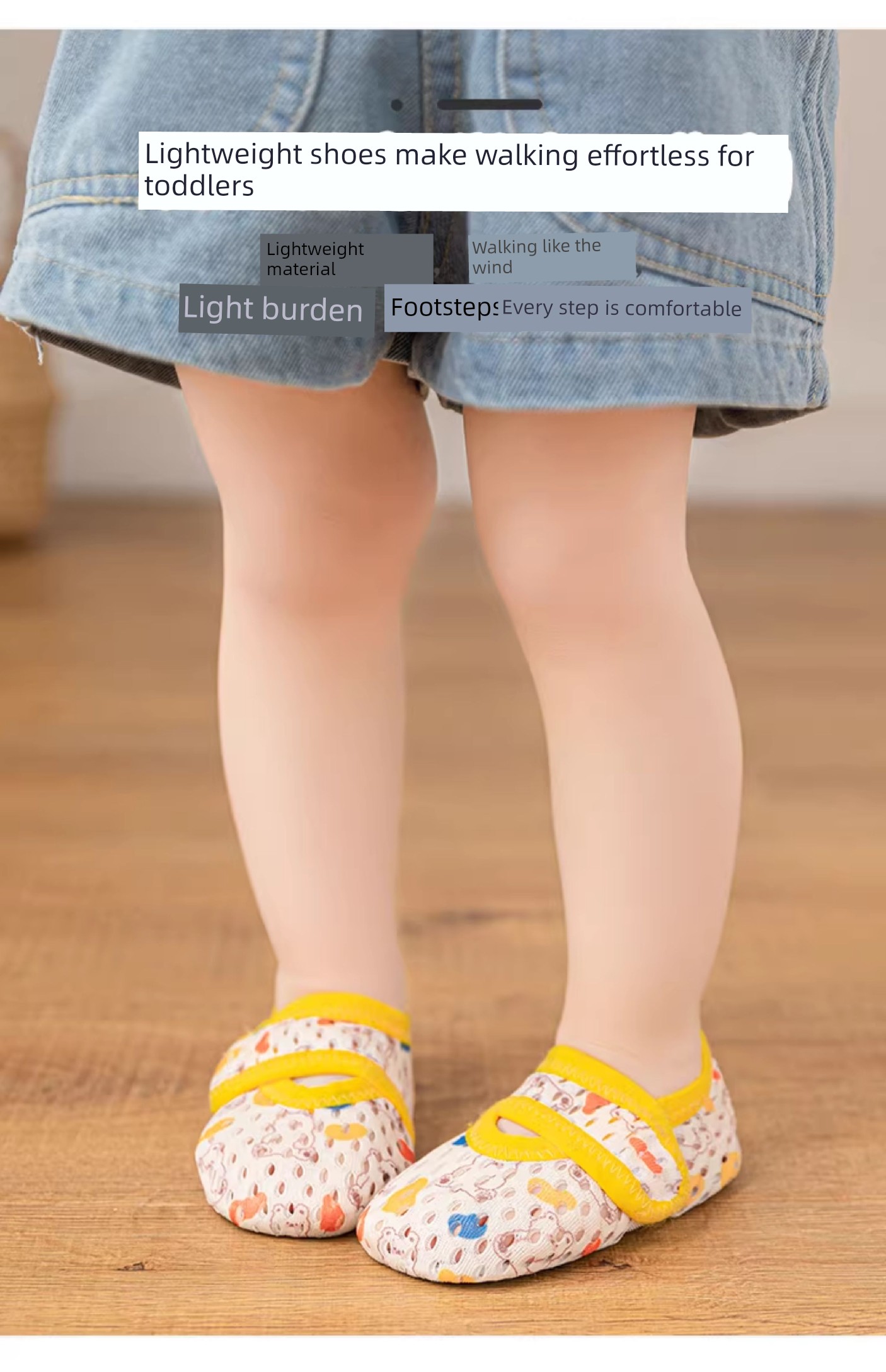 Baby Shoes and Socks Summer Thin Mesh Anti-Drop Indoor Non-Slip Sole Cool-Proof Soft Bottom Kids Toddler Baby Floor Shoes — 9